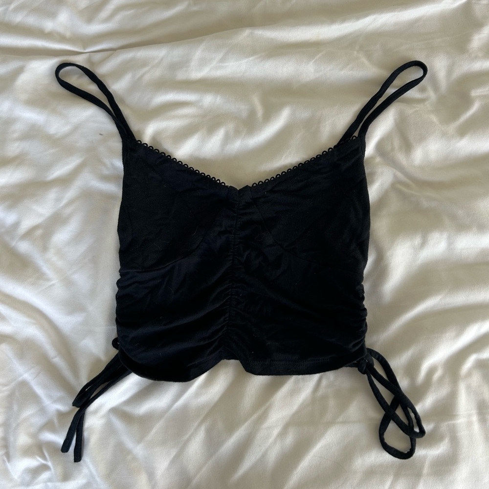 Black tank top